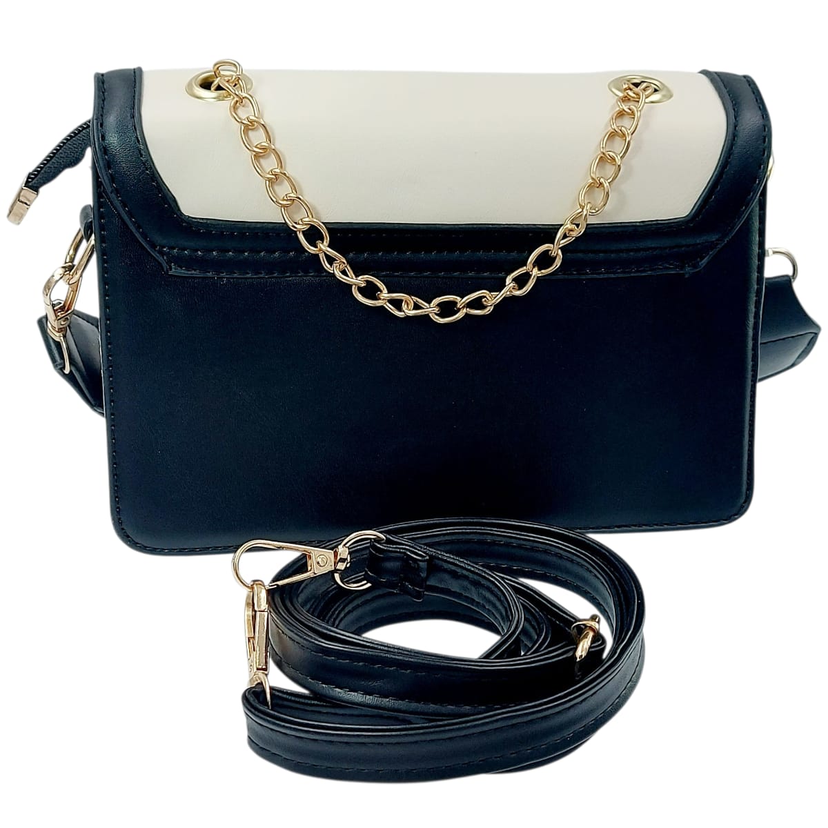 Bolso Manos Libres Negro * Natural imagen 4