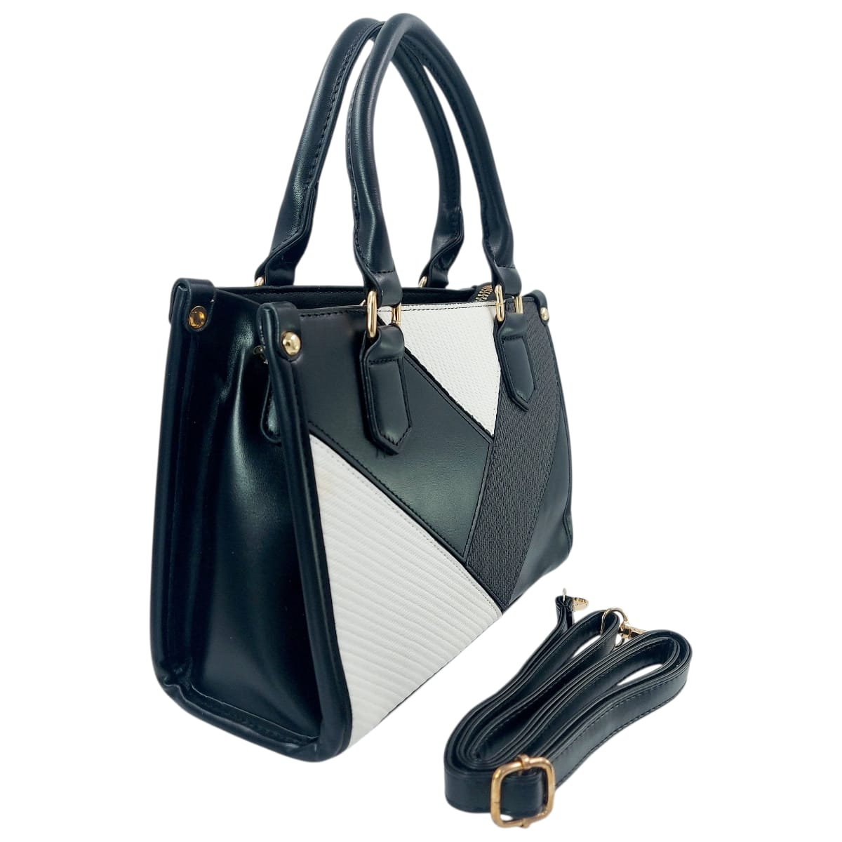 Bolso Negro * Blanco * Gris imagen 2